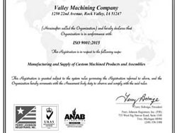 VMC's ISO Certificate
