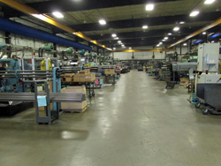 The production floor at Valley Machining Company